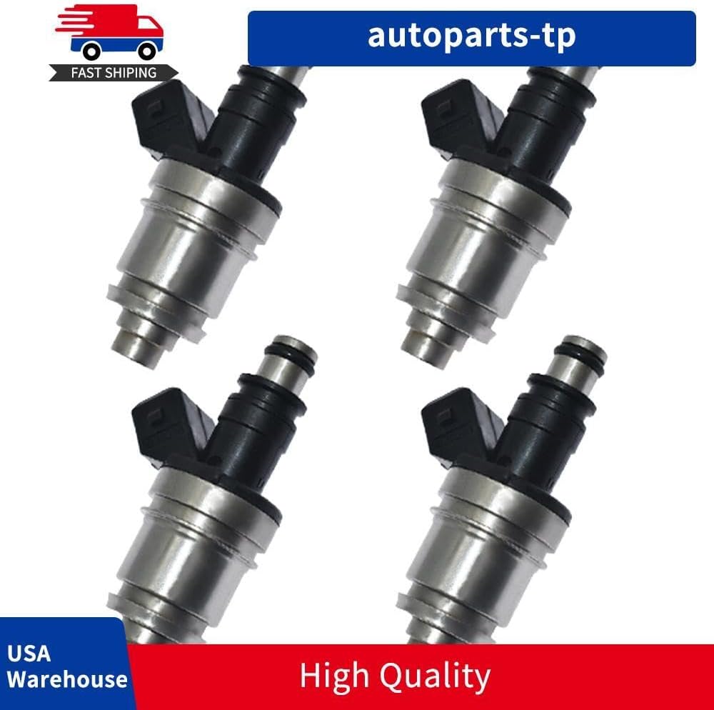 ya 12 10.8 baidi 4Pcs Fuel Injector for Nissan D21 1990-1994 Pickup 1995 2.4L 16600-86G00 JS21-1