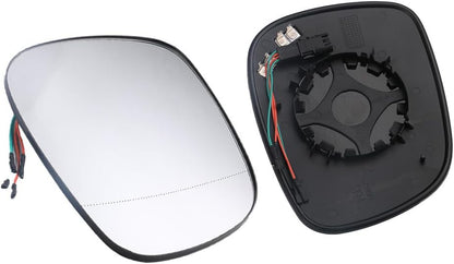 ya 2 8.15 Set of 2 Mirror Glass Left Right Fits for 2008-2015 for BMW X3 F25 X1 E84 Replaces