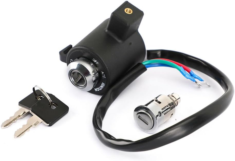 ya 11 9.14 zhengce Ignition Key Switch Tail Box Lock For FXRS Conv Low Rider Convertible 1991-