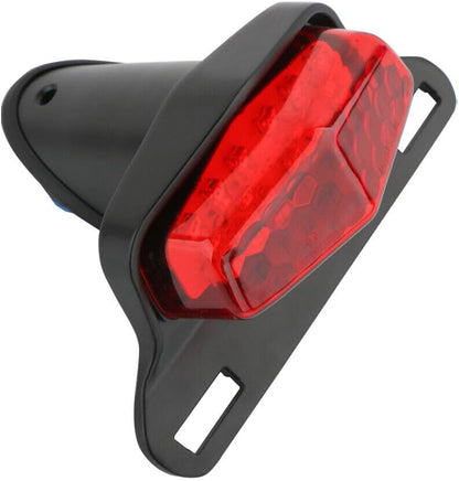 ya 4 8.14 Motorcycle LED Tail Light Rear License Plate Light For Harley Chopper Cafe Racer
