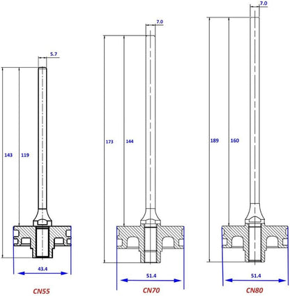 ya 14 9.20 baidi Piston Driver Unit Piston Unit Pneumatic Suitable For CN55 Aftermarket Coil