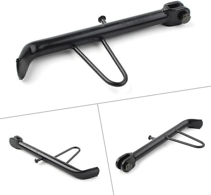 ya 2 8.15 21CM Universal Scooter E-Bike Kickstand Foot Side Stand Support Black Motorcycle
