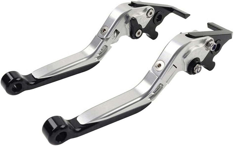 ya 10 9.16 zhengce CNC Folding Extendable Brake Clutch Levers for Honda CBR125R CBR150R Silver
