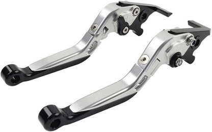 ya 10 9.16 zhengce CNC Folding Extendable Brake Clutch Levers for Honda CBR125R CBR150R Silver