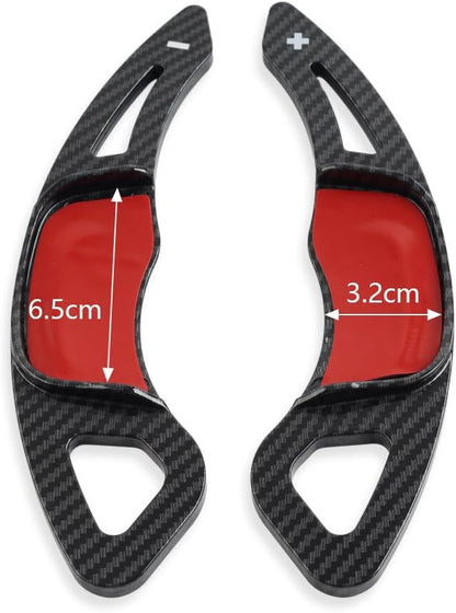 ya 5 8.24 baidi for VW for Golf 7 Polo Carbon Fiber Look Steering Wheel Paddle Shifter Extension