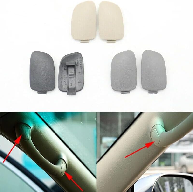 ya 5 8.24 baidi A Pair of Inner Front top Handle Screw Covers for Toyota for Land Cruiser Prado LC120 