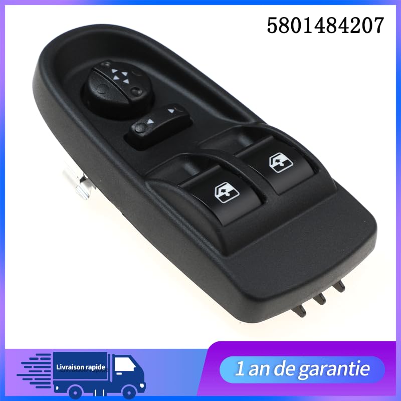 ya 13 9.15 baidi Interrupteur Bouton de Leve Vitre Gauche Retroviseur Pour Daily 11-14 58014