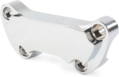 ya 6 8.14 1 Handlebar Riser Top Clamp Cover for Harley Dyna Softail Sportster 883 Chrome