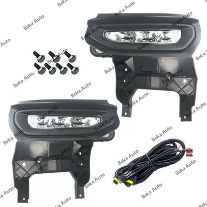 ya 2 8.24 baidi 1 set suitable for 2016-2019 for GMC Sierra 1500 LH&RH LED fog lights, front bumper lights, and wires