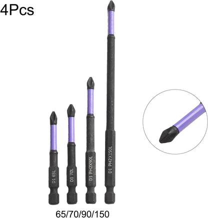 ya 26 10.21 baidi Batch Head Hand Tools Alloy Steel Cross Screwdriver Drill Bit Impact-resistant