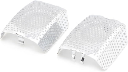 ya 6 8.24 baidi Chrome Front Brake Caliper Insert Set Cover for Harley Touring Street Glide FLHX