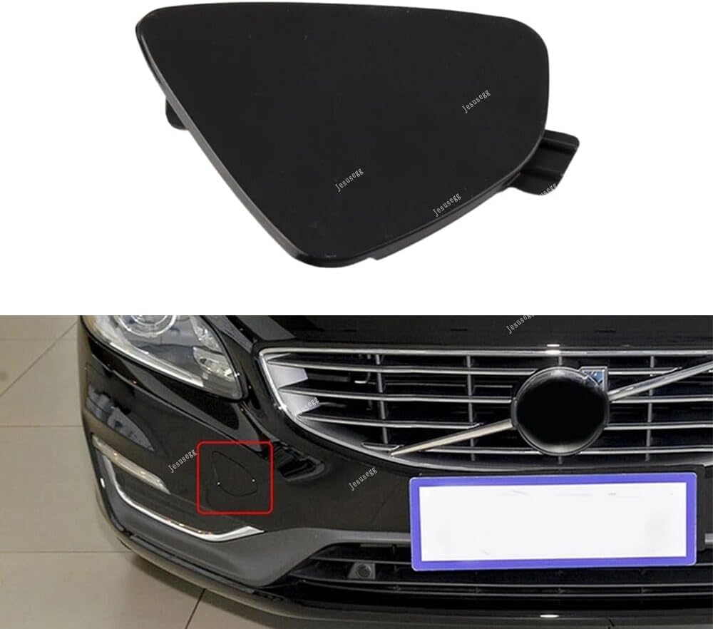 ya 27 10.13 baidi Front Bumper Tow Hook Eye Cover Cap for Volvo XC60 2014-2017 31323767 39821562