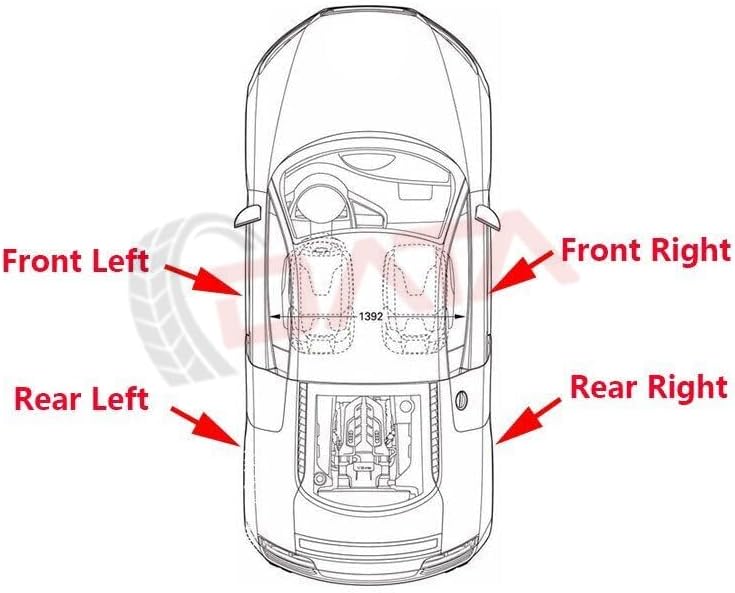 ya 2 8.15 4Pcs Front/Rear Left&Right Door Handle for Toyota for Land Cruiser for Lexus 90-98