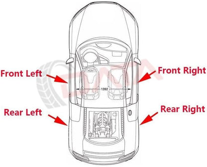 ya 2 8.24 baidi 4Pcs Front/Rear Left&Right Door Handle for Toyota for Land Cruiser for Lexus 90-98