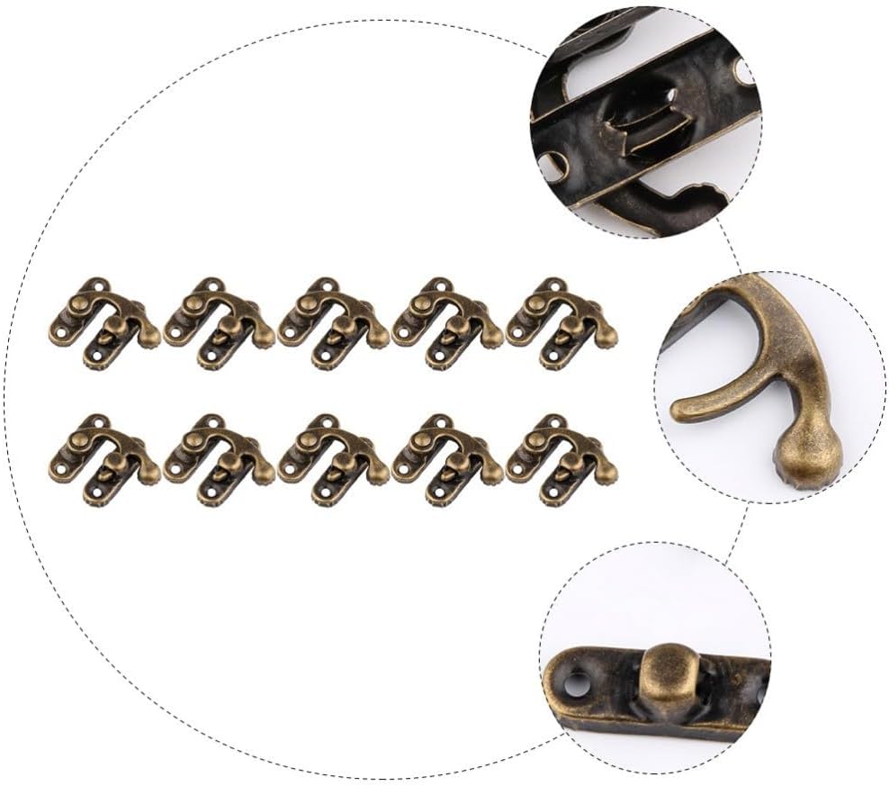 ya 26 10.21 baidi 25pcs Right Latch Hook Horn Lock for Jewelry Box Cabinet Toolbox Suitcase