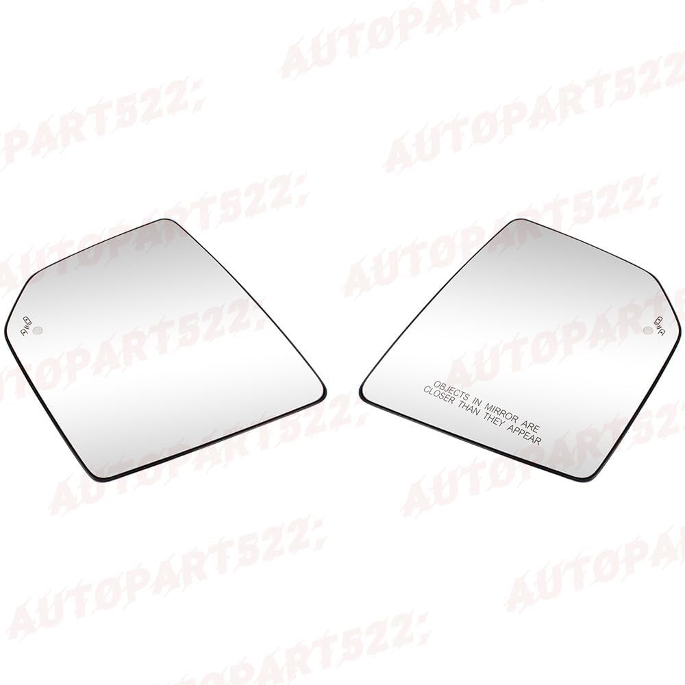 ya 2 8.15 Pair Side Mirror Glass Heated W/Blind Spot for Ford F-150 F150 2015-2020