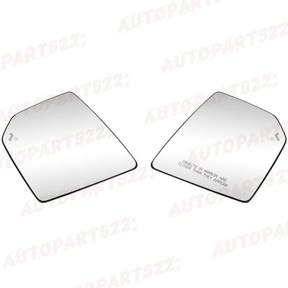 ya 2 8.15 Pair Side Mirror Glass Heated W/Blind Spot for Ford F-150 F150 2015-2020
