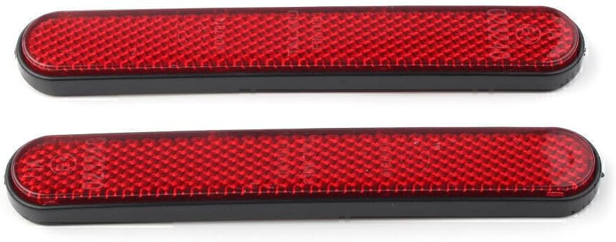 ya 7 8.24 baidi 2PCS Rear Mudguard Fender Reflector for Harley Sportster 883 1200 X48 A1 ABS Red
