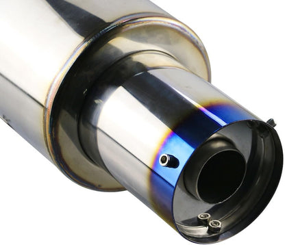 ya 4 8.24 baidi For 3 Stainless Round Muffler Universal Removable DB-Killer Silencer