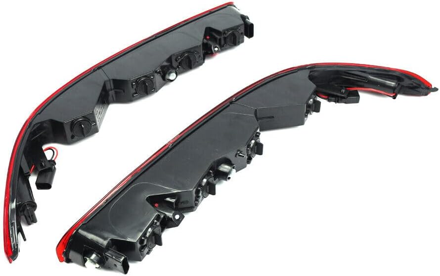 ya 10 9.16 zhengce A pair of rear bumper tail stop lights with 5 bulbs American Verson for Aud