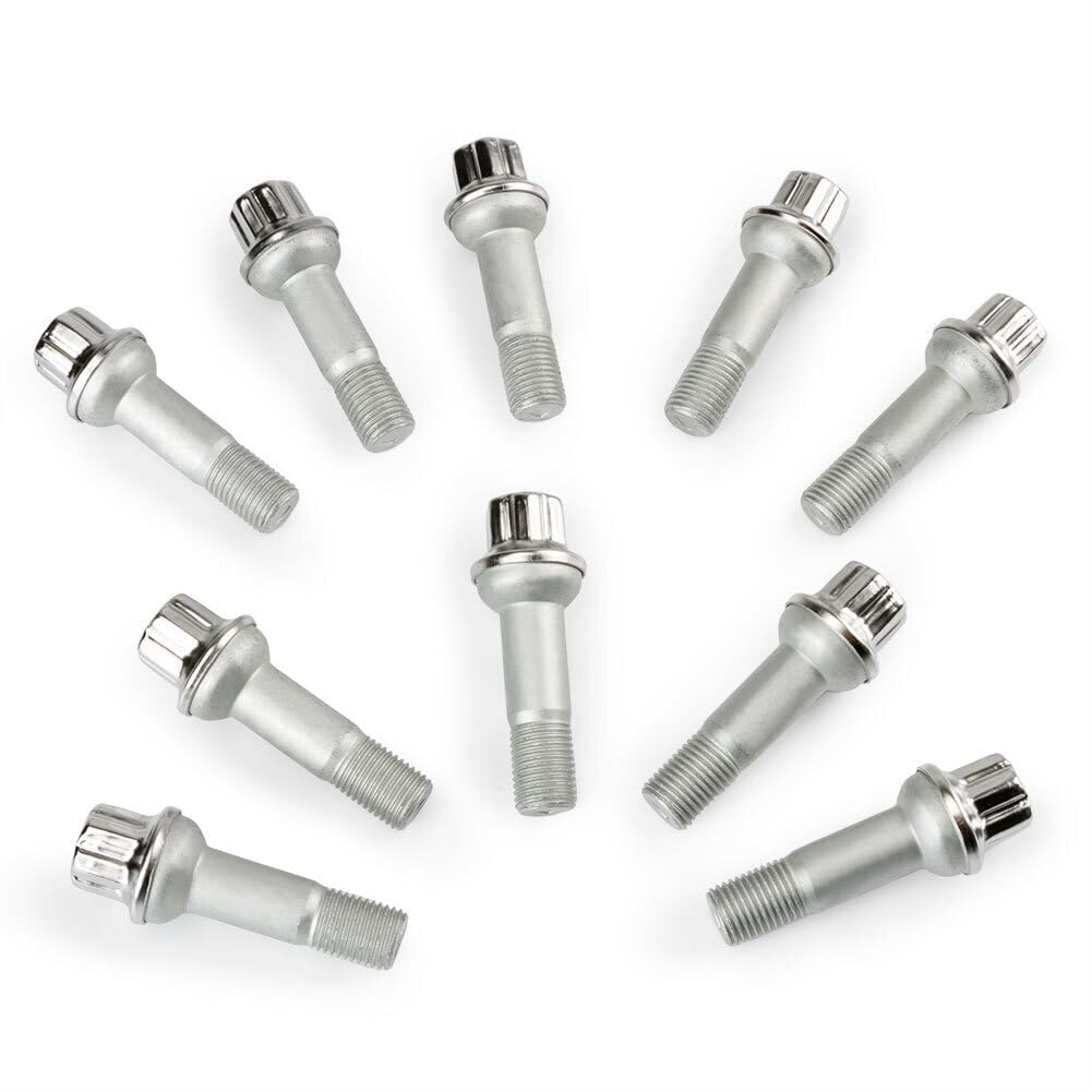 ya 5 8.10 10X for Mercedes ML350 S500 GLK350 S550 CL500 GL450 Wheel Lug Bolts Nuts New