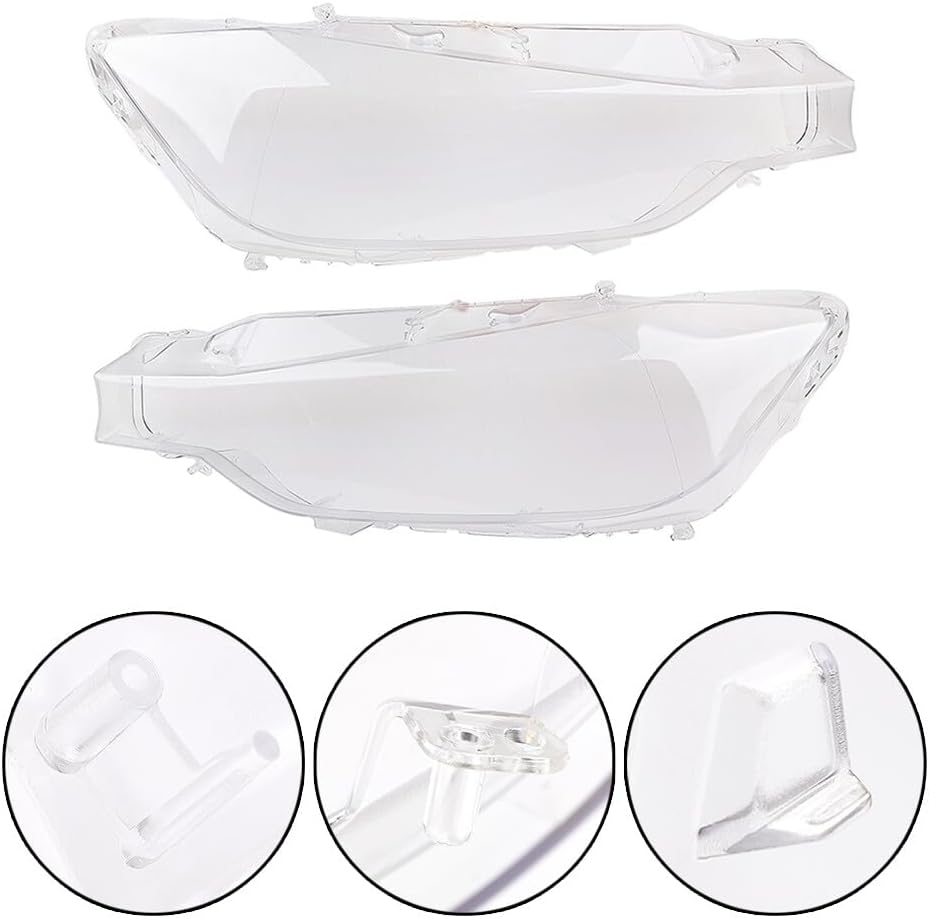ya 4 8.10 Car Headlight Lens Cover Lenses Left&Right for BMW F30 F31 F35 2013 2014 2015