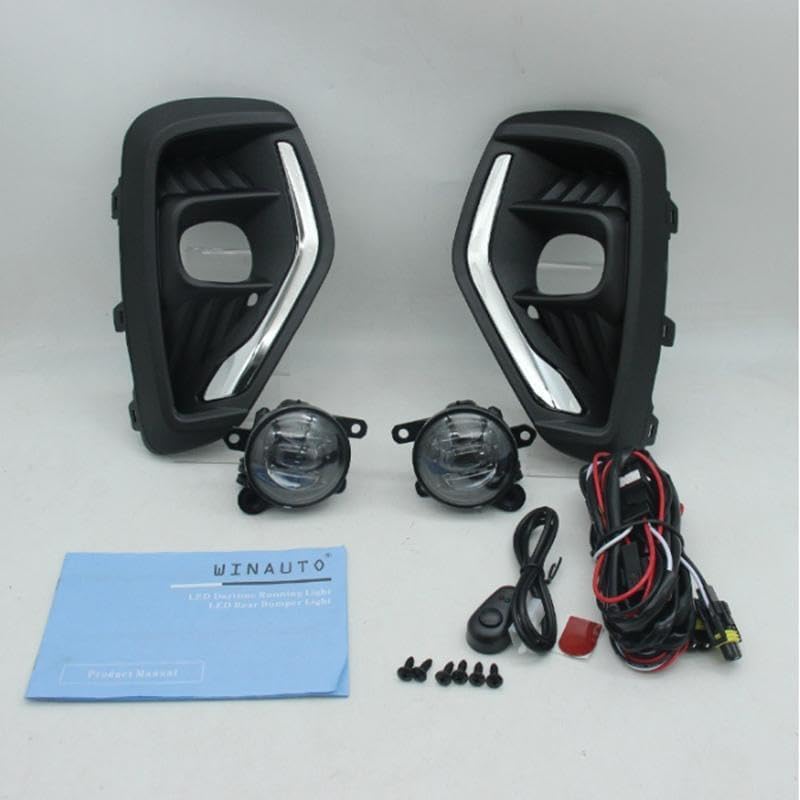ya 9 10.24 for Ford Escape 2023-2024 Front Bumper Fog Light with Protective Cover and Wiring Harness