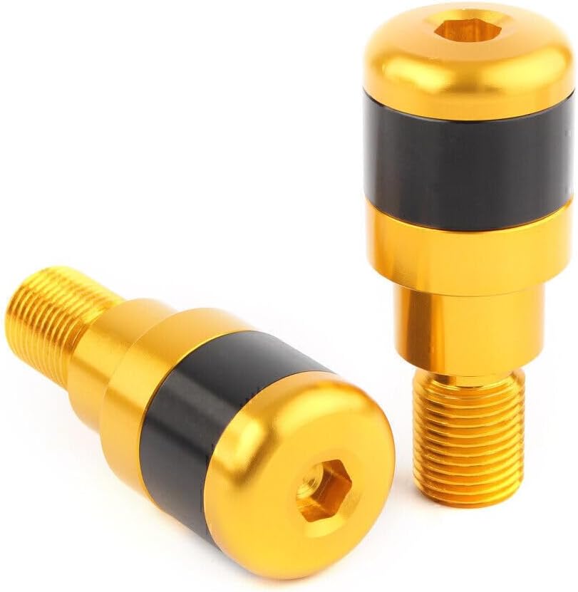 ya 6 8.14 Motorcycle Handle Bar End 7/8¡± Handgrip Plugs for Yamaha MT-07 MT-09 MT-10 Gold
