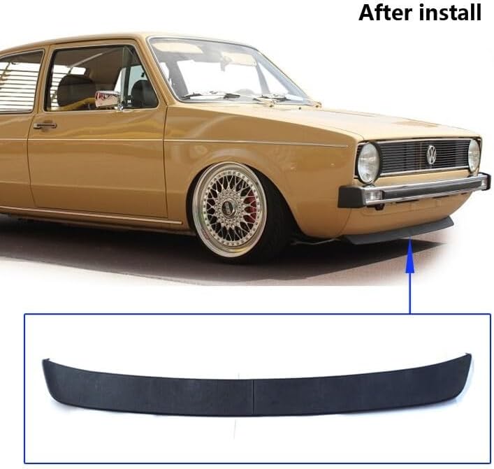 ya 2 8.15 Duckbill lower spoiler lip 2 for VW mk1 MK2 for JETTA for Golf Rabbit Caddy Gti GTD