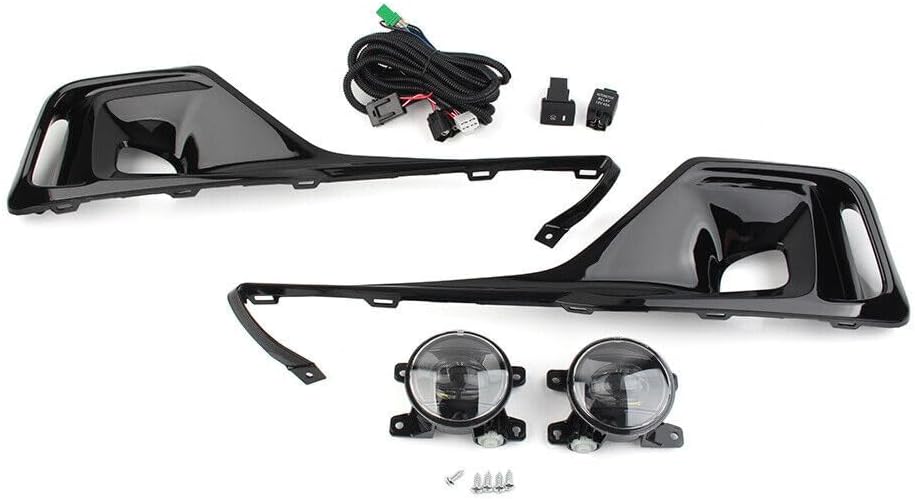 ya 13 9.15 baidi Front Bumper Fog Light LH RH w/Switch+Cover+Wires for Honda Accord 2021-202