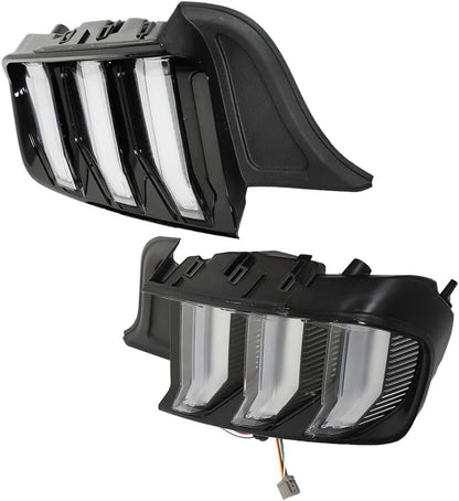 ya 4 8.10 Rear Passenger + Driver Side for 2015-2022 for Ford for Mustang LED Tail Light Assembly 