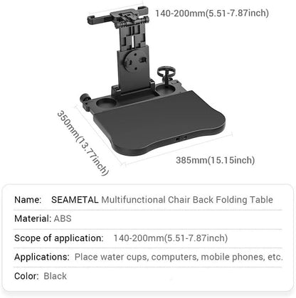 ya 6 8.24 baidi Car for SEAT Back Foldable Tray Laptop Table Automatic for SEAT/Desktop Cup Phone/Stand