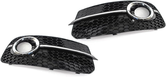ya 12 10.8 zhengce 2X Front Bumper Fog Light Grille Upgrade SQ5 Style Grill for Audi Q5 2013-2
