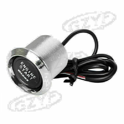 ya 4 8.8 Car Engine Start Push Button KIT Standard Ignition Starter Switch Blue LED Light