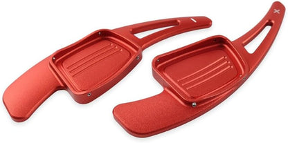 ya 4 8.14 Car Red Shifter Steering Wheel Paddle Extension for Audi TT A3/4L/5 S3/4 Q2/5/7