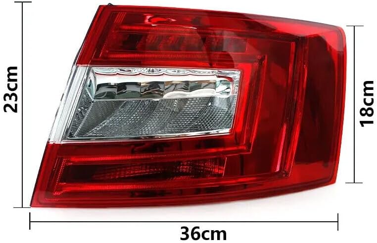 ya 2 8.15 Suitable for Skoda Octavia 2015, 2016, 2017, left rear taillight housing, taillight protective cover