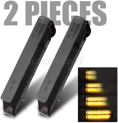 ya 11 9.14 baidiLED Side Mirror Sequential Under Turn Signal Light Lamp for Ford F-150 2004-2014