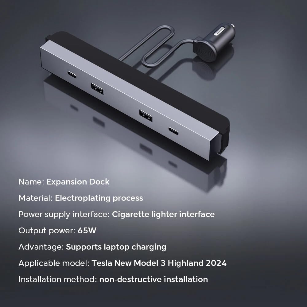 ya 16 10.20 baidi Compatible with Model 3 Highland 2024 65W Fast for Smart Dock