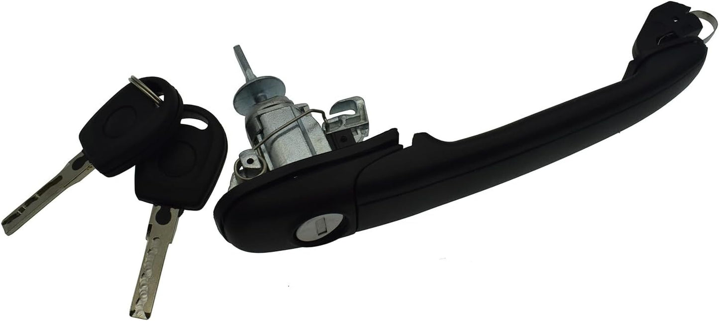 ya 5 8.10 Front Left Outer Door Handle with Lock Barrel Key for Ford Galaxy for VW Beetle