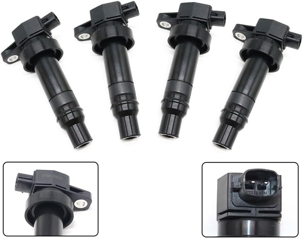 ya 4 8.8.2 4PCS 27301-2B010 for Kia Soul for Hyundai Accent for Veloster Rio 1.6L L4 Ignition Coils