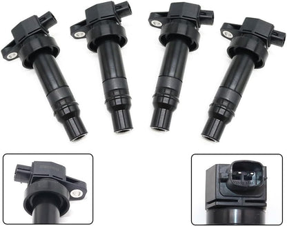 ya 4 8.8.2 4PCS 27301-2B010 for Kia Soul for Hyundai Accent for Veloster Rio 1.6L L4 Ignition Coils