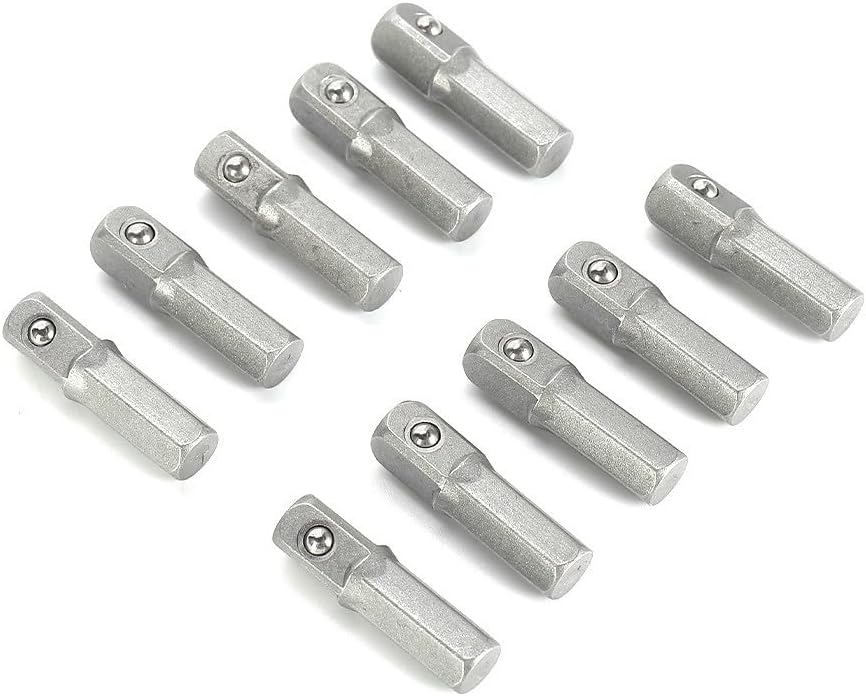 ya 14 9.20 baidi Metal Socket Adapter Quick Chan 1/4 Hex To 1/4 Square Drive New-1