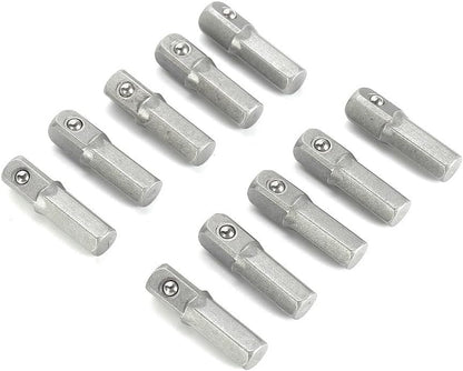 ya 14 9.20 baidi Metal Socket Adapter Quick Chan 1/4 Hex To 1/4 Square Drive New-1