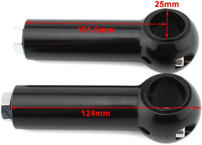 ya 5 8.10 4 Handlebar Clamp Riser Rise Bar for Harley-Davidson Cruisers Choppers