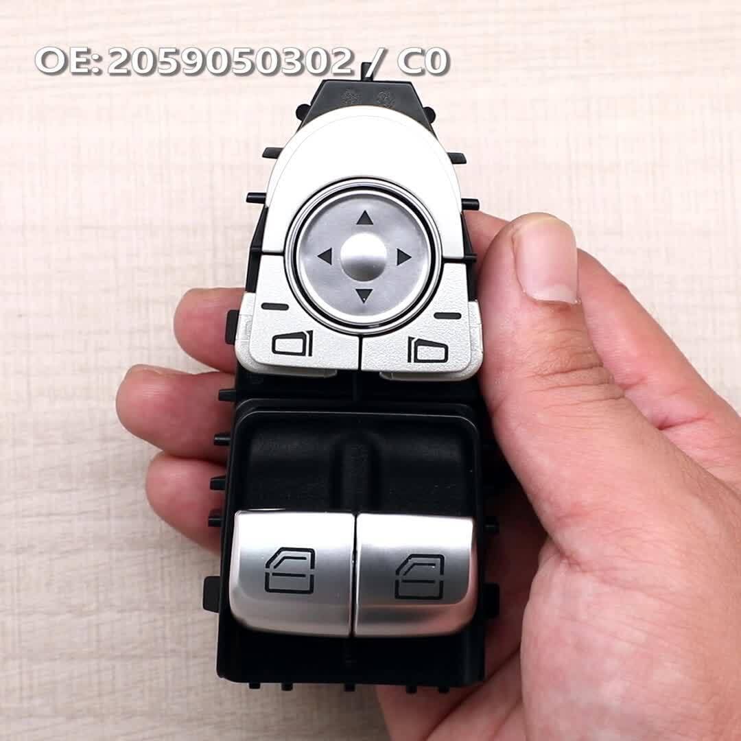 ya 6 8.24 baidi Main Window Control Switch 2059050302 for Benz C-Class W205 V-Class Vito W447