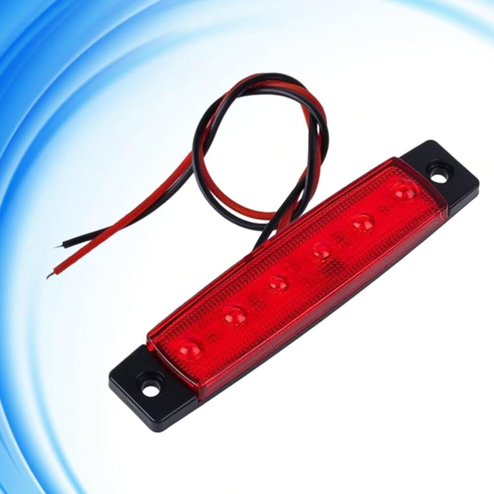 ya 13 9.15 baidi 2 Pcs Truck Side Light Red Tail Lights Signal for Trucks Trailer Led