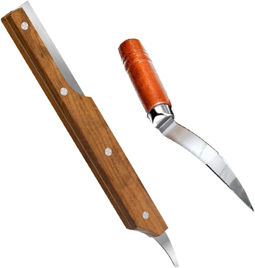 ya 14 9.20 baidi 2 Pcs Coconut Shell Opener Tool Set Meat Removal Opening Scraper Remover-1