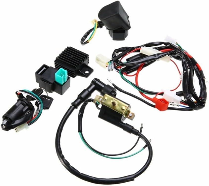 ya 6 8.14 Motorcycle CDI Wiring Harness Loom Ignition Solenoid Coil Rectifier 50 110 125cc
