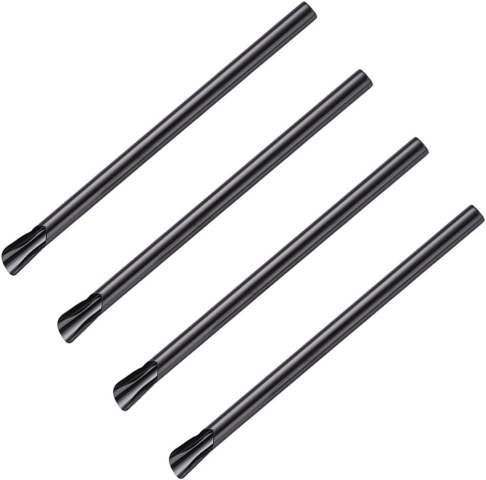 ya 14 9.20 baidi 4 Pcs Stainless Steel Straw Metal Smoothie Straws Re ble Stirrer-1