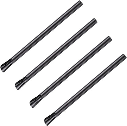 ya 14 9.20 baidi 4 Pcs Stainless Steel Straw Metal Smoothie Straws Re ble Stirrer-1